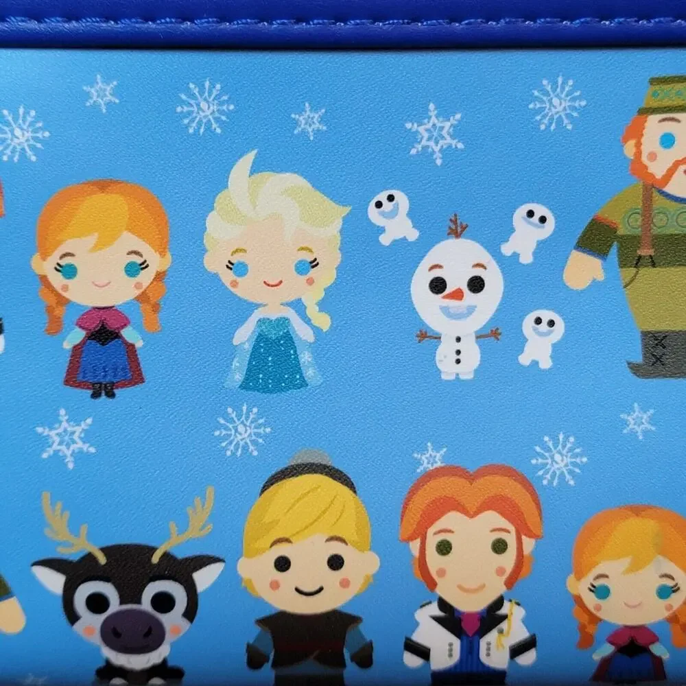 Loungefly Disney Frozen Mini Backpack All Over Design Elsa Anna Olaf Sven NEW